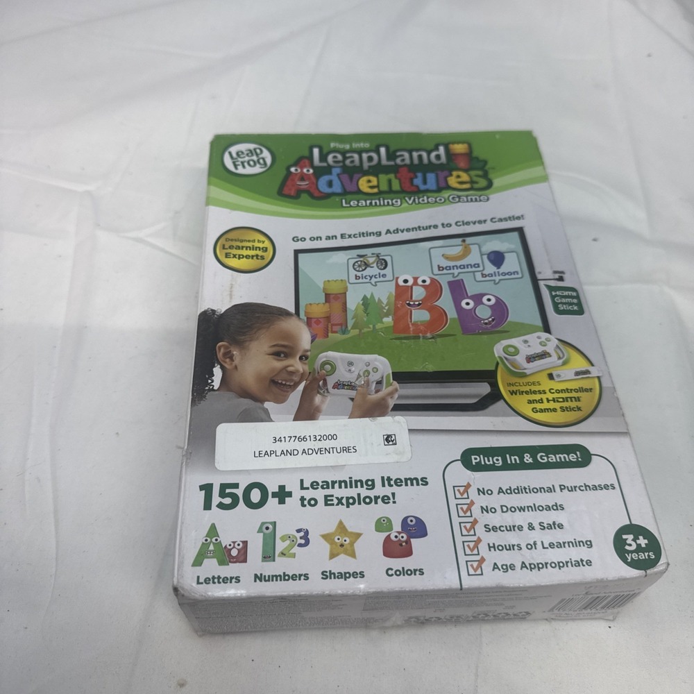 Plug Into LeapLand Adventures For Leap Frog Ages 3+ New Open Box